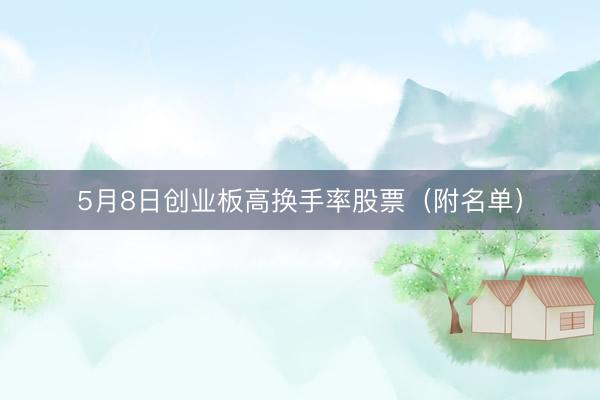 5月8日创业板高换手率股票（附名单）
