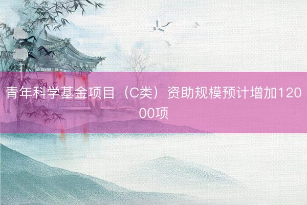 青年科学基金项目（C类）资助规模预计增加12000项