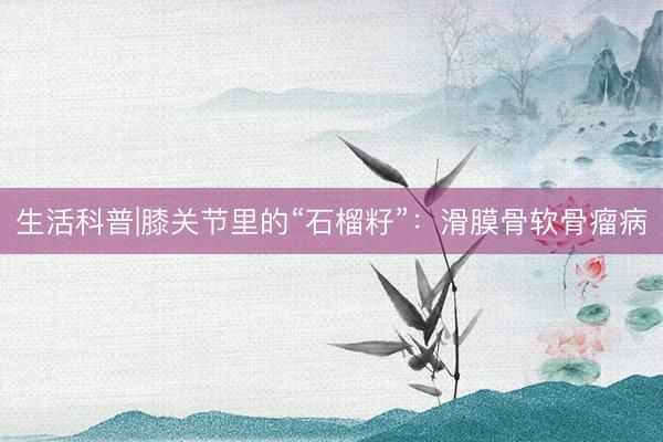 生活科普|膝关节里的“石榴籽”：滑膜骨软骨瘤病