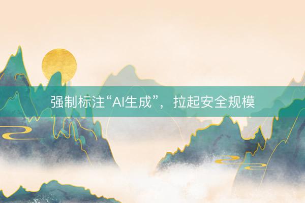 强制标注“AI生成”,拉起安全规模