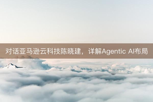 对话亚马逊云科技陈晓建，详解Agentic AI布局